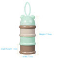 Plastic 3 Layers Infant Formula Dispenser Baby Milk Powder Container